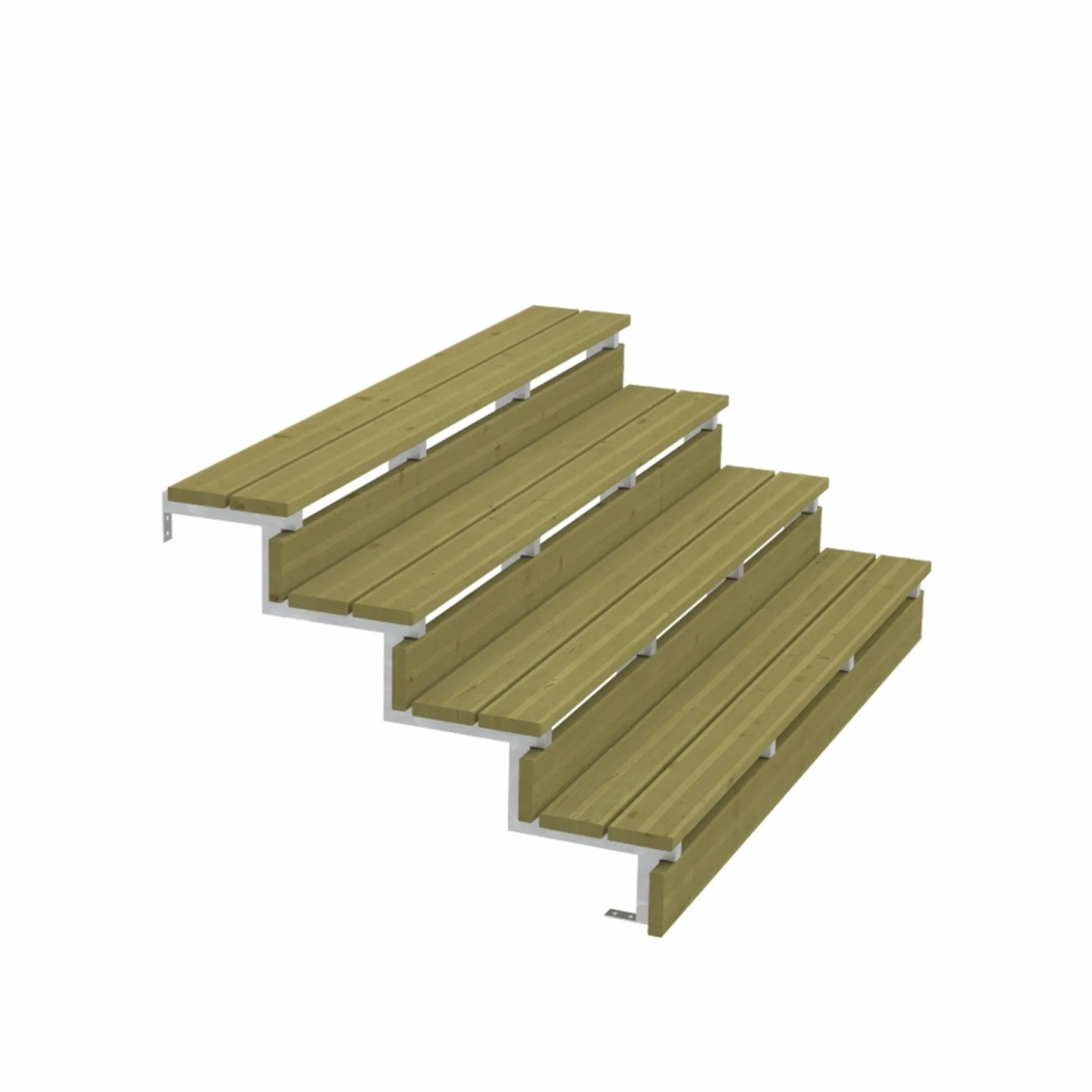 PLUS 4 TRIN TERRASSETRAPPE 1800 X 710 MM