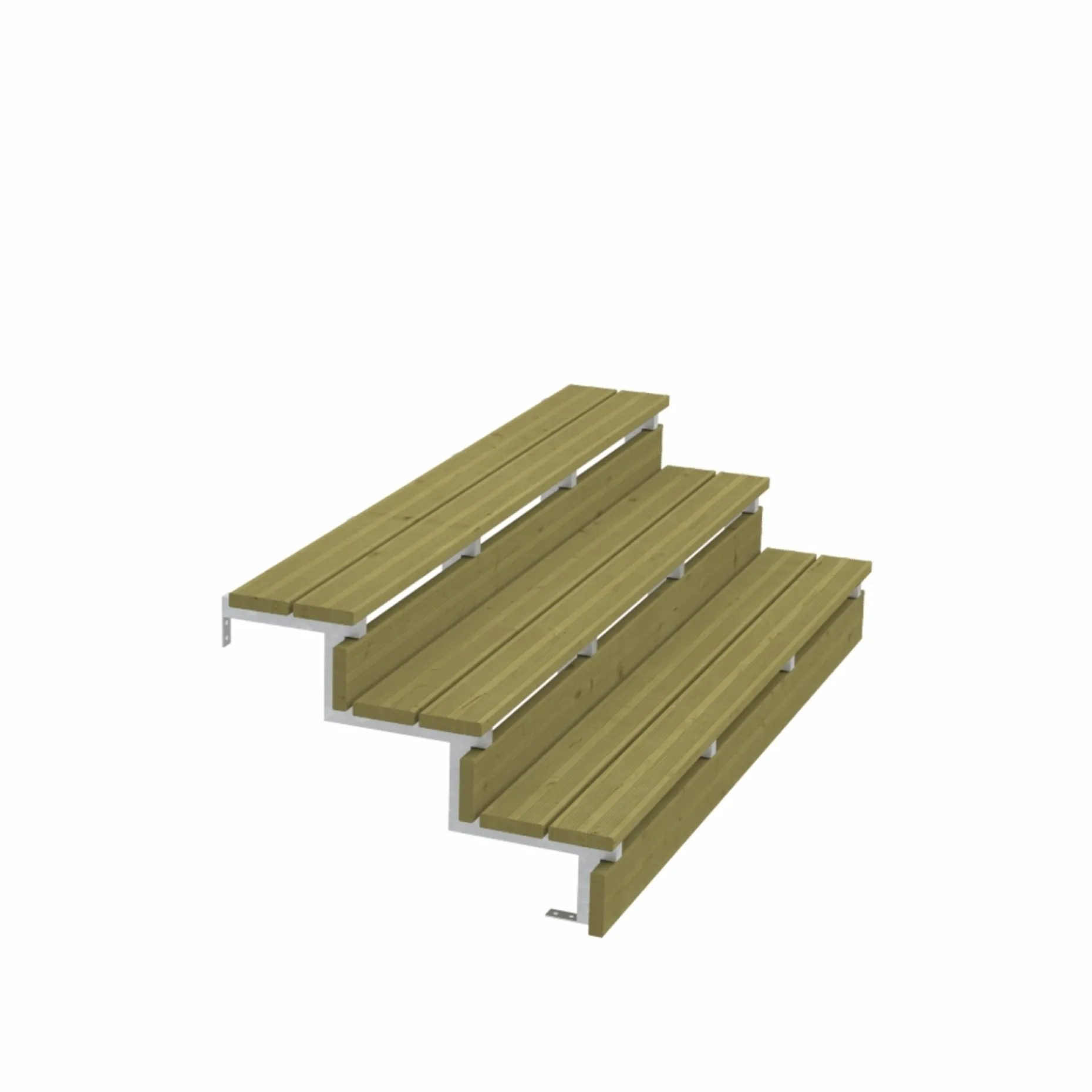PLUS 3 TRIN TERRASSETRAPPE 1800 X 540 MM