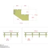 PLUS 2 TRIN TERRASSETRAPPE 1200 X 370 MM