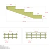 PLUS 4 TRIN TERRASSETRAPPE 1200 X 550 MM