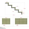 PLUS 5 TRIN TERRASSETRAPPE 1800 X 880 MM