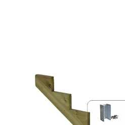 PLUS 3 TRIN TRAPPEVANGE 42 X 510 MM