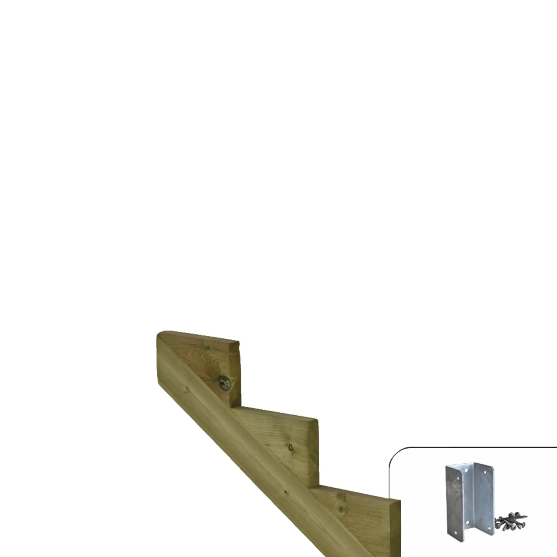 PLUS 3 TRIN TRAPPEVANGE 42 X 510 MM