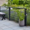 PLUS ESPALIER STÅL GALVANISERET LOOK 80 X 140 CM