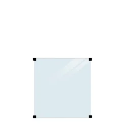 PLUS GLASHEGN LAMINERET KLART 90 X 91 X 90 X 0.80 CM