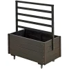 PLUS MED ESPALIER BLOMSTERRUMDELER SORT 105 X 48 X 88 CM