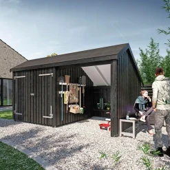 PLUS 2-MODULER M/DOBBELTDØR STANDARD MULTIHAVEHUS 10,5 M2