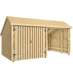 PLUS 2-MODULER M/DOBBELTDØR STANDARD MULTIHAVEHUS 10,5 M2