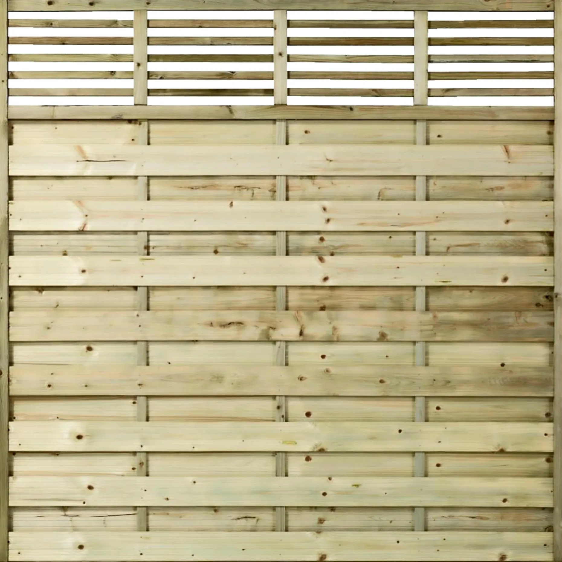 PLUS NEWLINE TRÆHEGN TRYKIMPRÆGNERET NATUR 180 X 180 CM