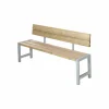 PLUS PLANKEBÆNK GYLDENBRUN 176 CM