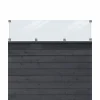 PLUS PROFILHEGN TRYKIMPRÆGNERET OG GRUNDMALET SORT 174 X 163 CM