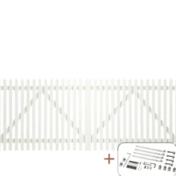 PLUS SKAGEN LÅGE FUNGICIDBEHANDLET OG GRUNDMALET 2 GANGE HVID 300 X 120 CM
