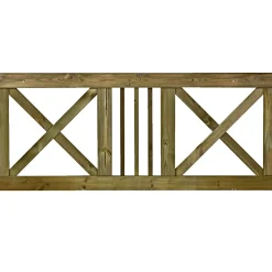 PLUS SLOT TRÆHEGN TRYKIMPRÆGNERET NATUR 180 X 75 CM