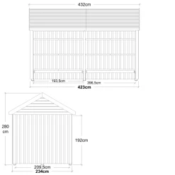 PLUS STANDARD HAVEHUS 10 M²
