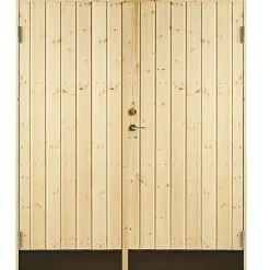 PLUS VIBO UDHUSDØRE DOBBELT UDHUSDØR 105 X 1512 X 1978 MM HØJRE