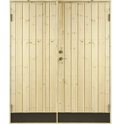 PLUS VIBO UDHUSDØRE DOBBELT UDHUSDØR 105 X 1512 X 1878 MM HØJRE