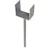 PN BESLAG STOLPEBÆRER 101X90X400 MM VARMGALVANISERET
