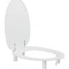 PRESSALIT DANIA 100 MM. FORHØJET R34000 TOILETSÆDE HVID