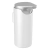PRESSALIT STYLE SÆBEDISPENSER BØRSTET STÅL/HVID