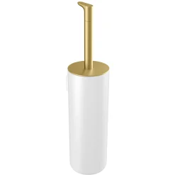 PRESSALIT STYLE TOILETBØRSTE BØRSTET MESSING/HVID
