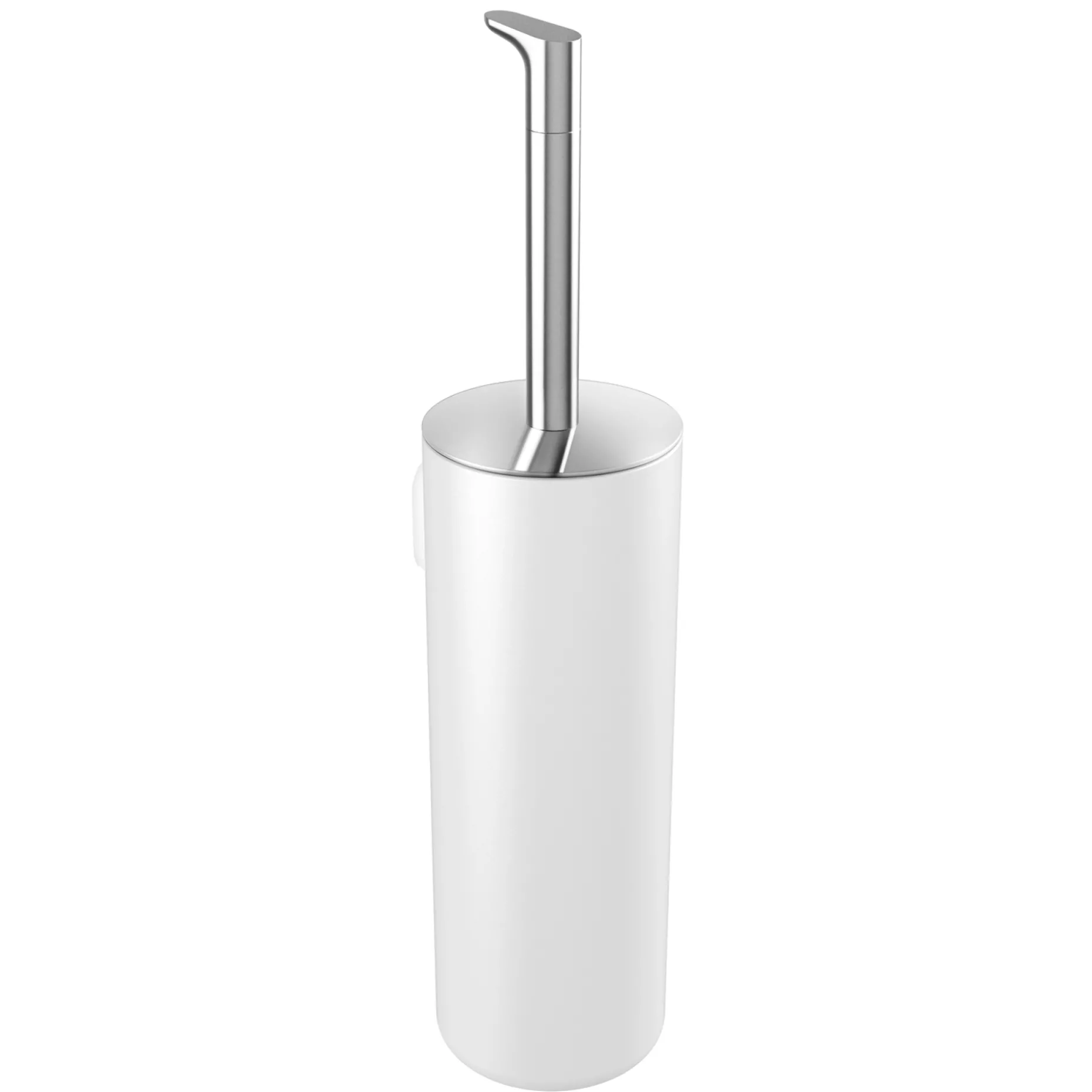 PRESSALIT STYLE TOILETBØRSTE KROM/HVID