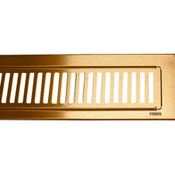 PURUS 900 MM RIB, MESSING AFLØBSRIST 92.50 X 900 MM