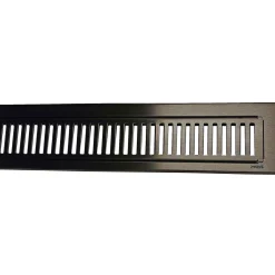 PURUS 800 MM RIB, SORT AFLØBSRIST 92.50 X 800 MM