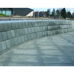 RBR ROYAL STØTTEMUR 18.80 X 30 X 25 CM GRÅ