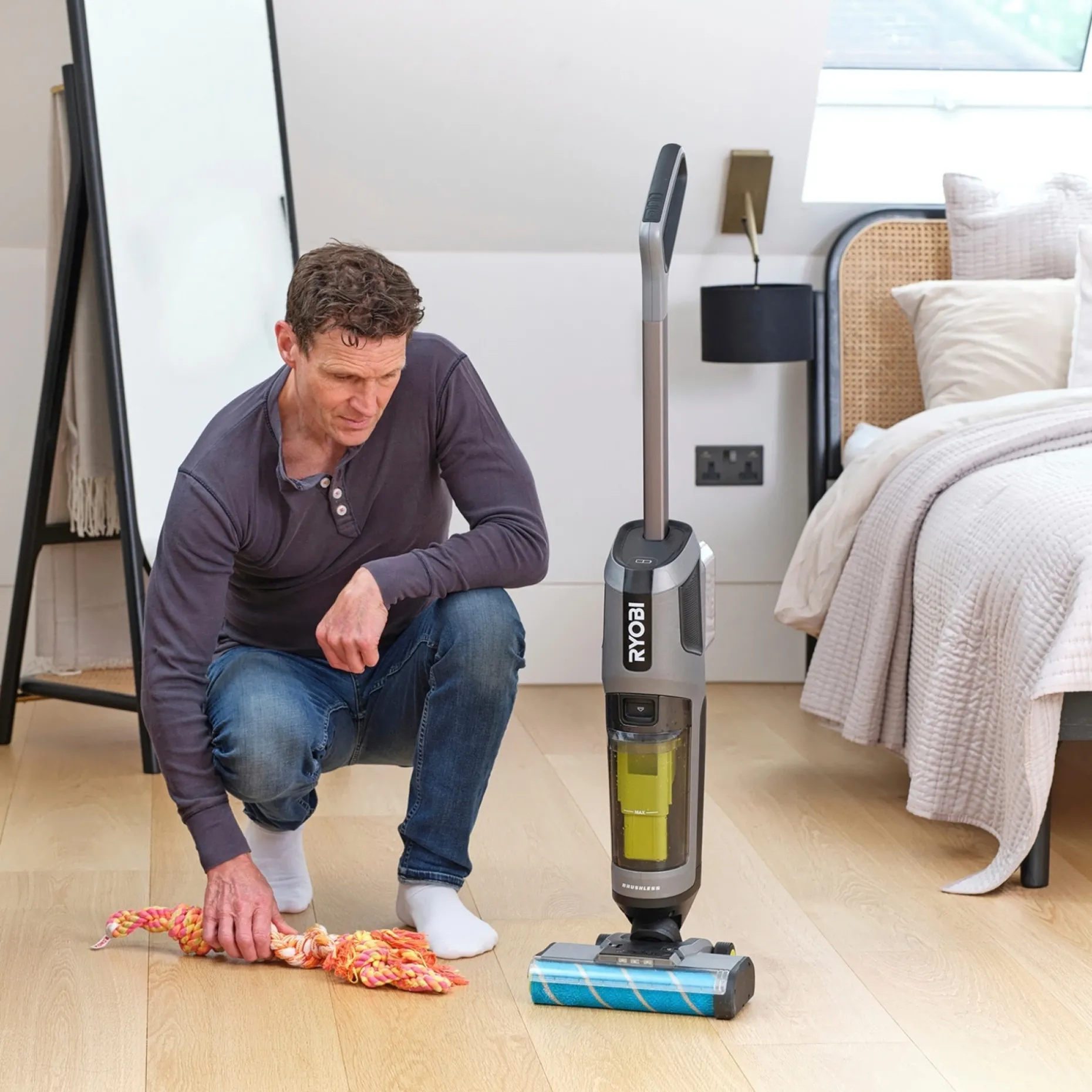 RYOBI ONE+ RHFC18BL-0 3-I-1 GULVVASKER