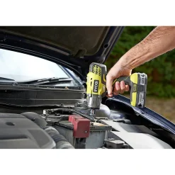 RYOBI ONE+ R18IW3-120S SLAGSKRUENØGLE AKKU MED BATTERI OG LADER