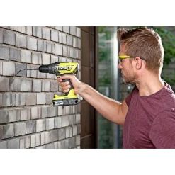 RYOBI ONE+ R18PD3-0 BORE-/SKRUEMASKINE AKKU UDEN BATTERI OG LADER