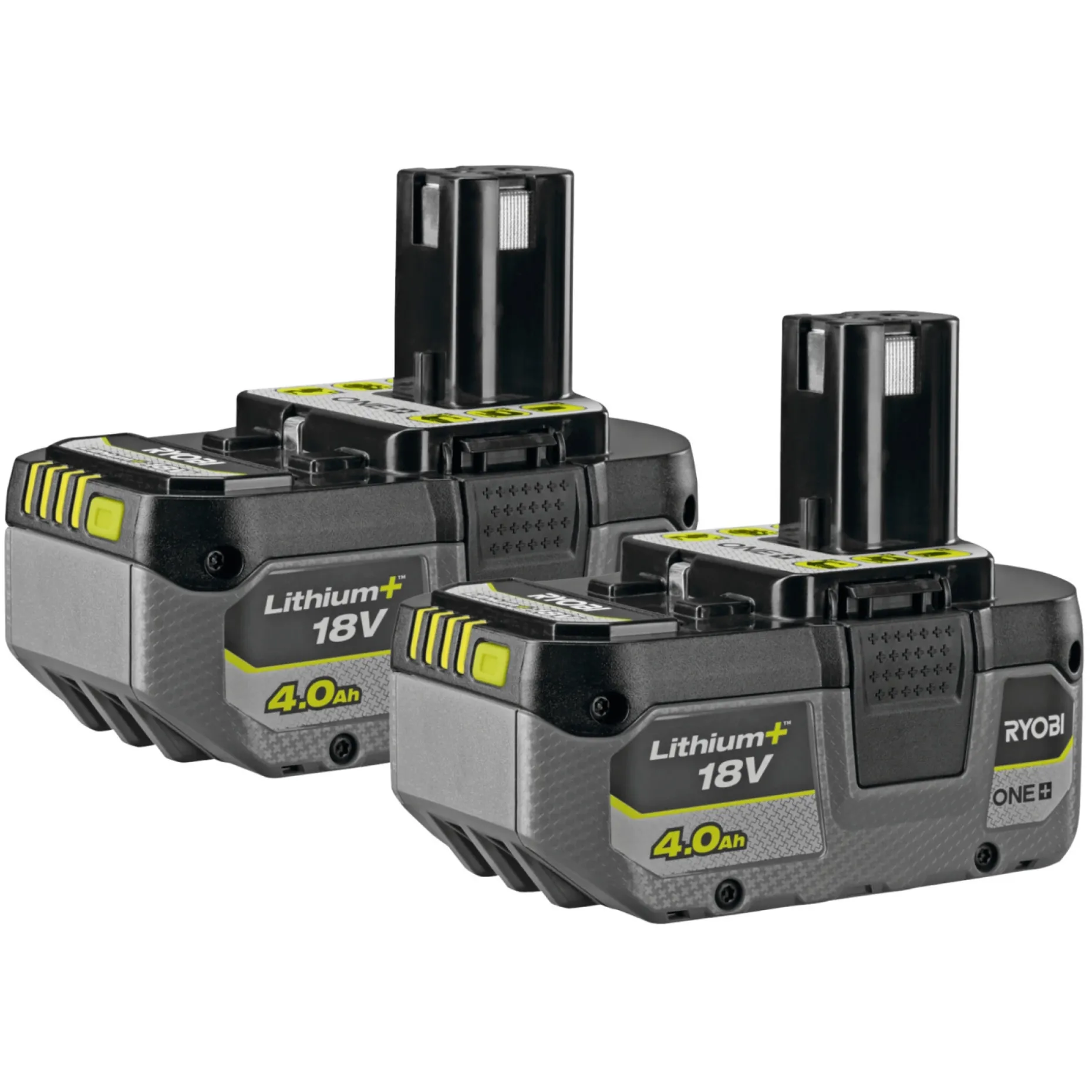 RYOBI RB1840X2 BATTERIER 18V 4 AH 2 STK/PAK