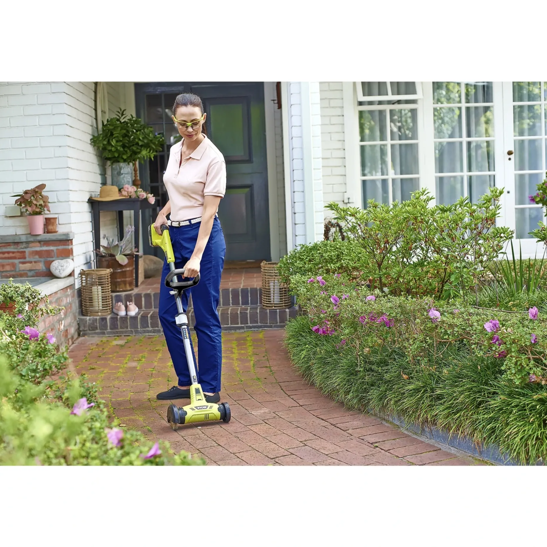 RYOBI RY18PCA-120 FUGERENSER AKKU MED BATTERI OG LADER
