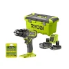 RYOBI SLAGBOREMASKINE AKKU MED BATTERI OG LADER