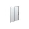 SCANBAD CLASSIC SKYDEDØR KROM/KLAR 140 X 200 X 10 CM