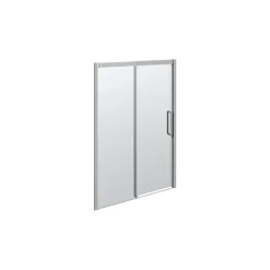 SCANBAD CLASSIC SKYDEDØR KROM/KLAR 140 X 200 X 10 CM