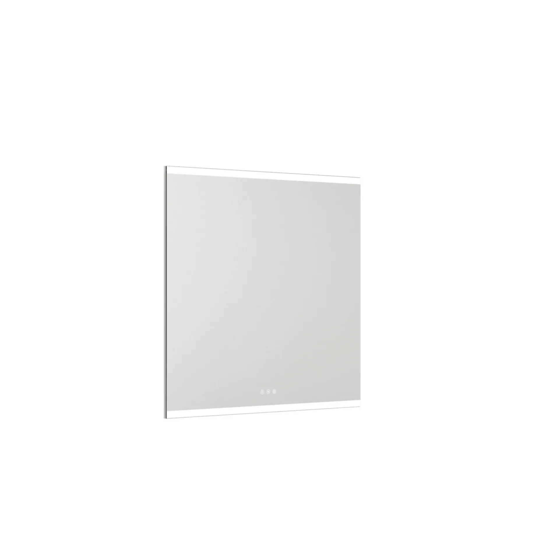SCANBAD DELTA PANORAMA SPEJL M/ LYS MED LYSSTYRING 80 X 80 CM SPEJLGLAS