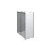 SCANBAD DELUXE SKYDEDØR KROM/KLAR 160 X 200 X 80 CM