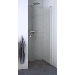 SCANBAD FLEXI MAT ALU PROFIL, 1 STK. BRUSEDØR KLAR GLAS 79 CM
