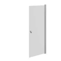 SCANBAD FLEXI MAT ALU PROFIL, 1 STK. BRUSEDØR 79 CM FROSTET GLAS