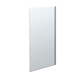 SCANBAD FLEXI MAT ALU PROFIL, 1 STK. FAST BRUSEVÆG KLAR GLAS 99 CM