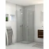 SCANBAD FLEXI MAT ALU PROFIL, 1 STK. FOLDEDØR KLAR GLAS 69 CM