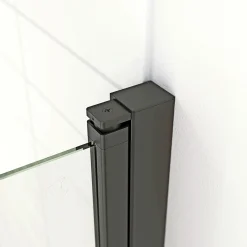 SCANBAD FLEXI SORT PROFIL, 1 STK. FOLDEDØR KLAR GLAS 89 CM