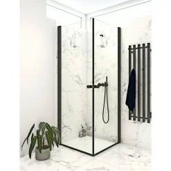 SCANBAD FLEXI SORT PROFIL, 1 STK. BRUSEDØR KLAR GLAS 69 CM