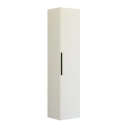 SCANBAD NOW STRIBET HØJSKAB HØJREHÆNGT HVID MAT 40 X 176 CM