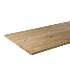SCANDIWOOD TRÆBORDPLADE UBEHANDLET FYR 800 X 2000 X 27 MM