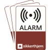 SIKKERTHJEM 3-PAK ALARMMÆRKATER