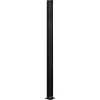 SKAGEN SYSTEMHEGN STOLPE SORT ALUMINIUM 5 X 125 X 5 CM