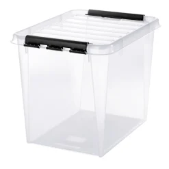 SMARTSTORE CLASSIC 50 OPBEVARINGSKASSE M. LÅG TRANSPARENT 52 L