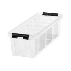SMARTSTORE CLASSIC 4 OPBEVARINGSKASSE M LÅG + INDSATS TRANSPARENT 3,5 L